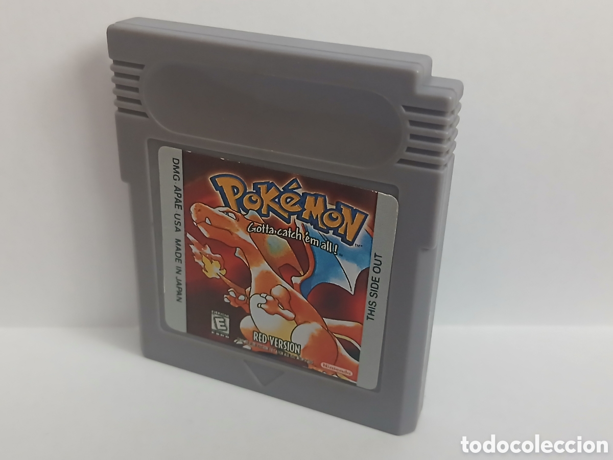 Videojuegos y consolas: Cartucho Juego Pok&eacute;mon Red Version -Nintendo GameBoy-