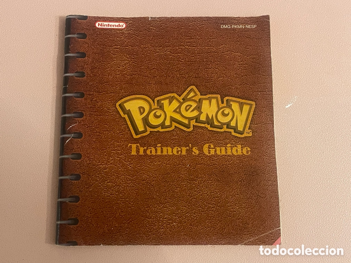 Videojuegos y consolas: Manual Pok&eacute;mon Rojo y Azul - Gu&iacute;a del Entrenador - Game Boy Cl&aacute;sica