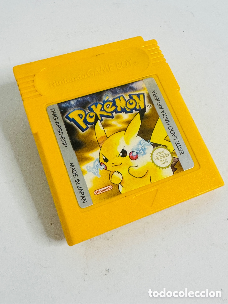 Videojuegos y consolas: cartucho original de Pok&eacute;mon Edici&oacute;n Amarilla
