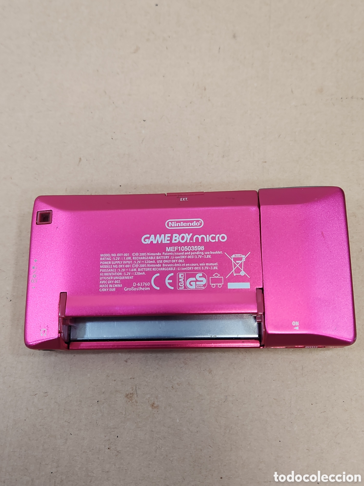 Videojuegos y consolas: Nintendo Game Boy Micro Rosa - Foto 4
