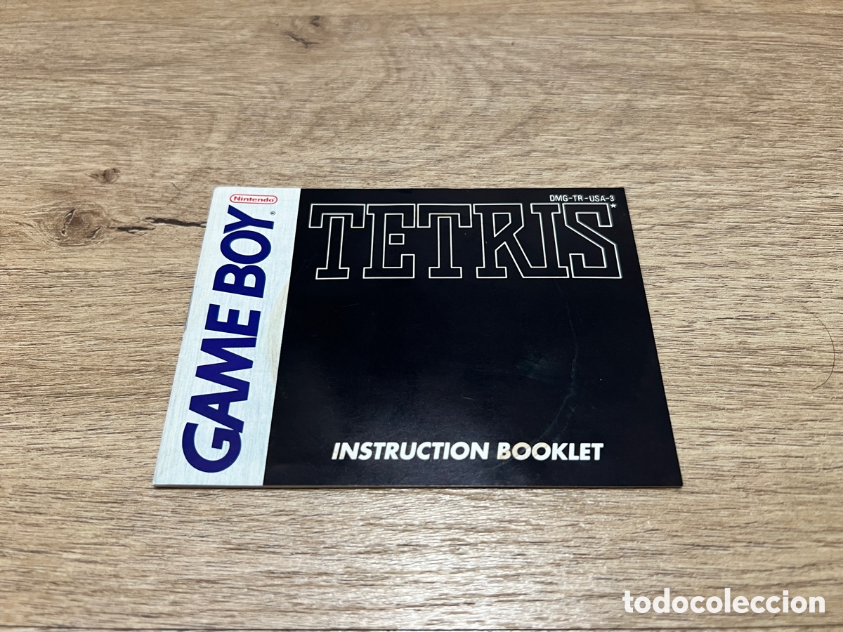 Videojuegos y consolas: Manual de Instrucciones Tetris (Game boy, USA)