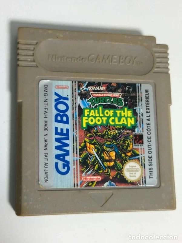 Videojuegos y consolas: Juego Tortugas ninja teenage mutant ninja Turtles Fall of the Foot Clan Nintendo game boy pal