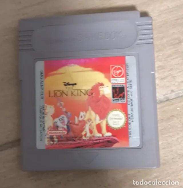 Videojuegos y consolas: juego The Lion King rey leon Nintendo Game Boy pal