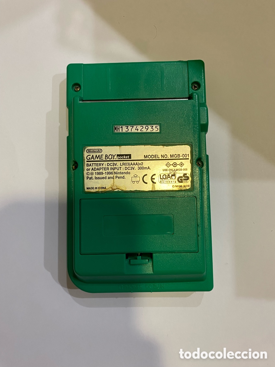 Videojuegos y consolas: Consola game boy pocket verde - Foto 2