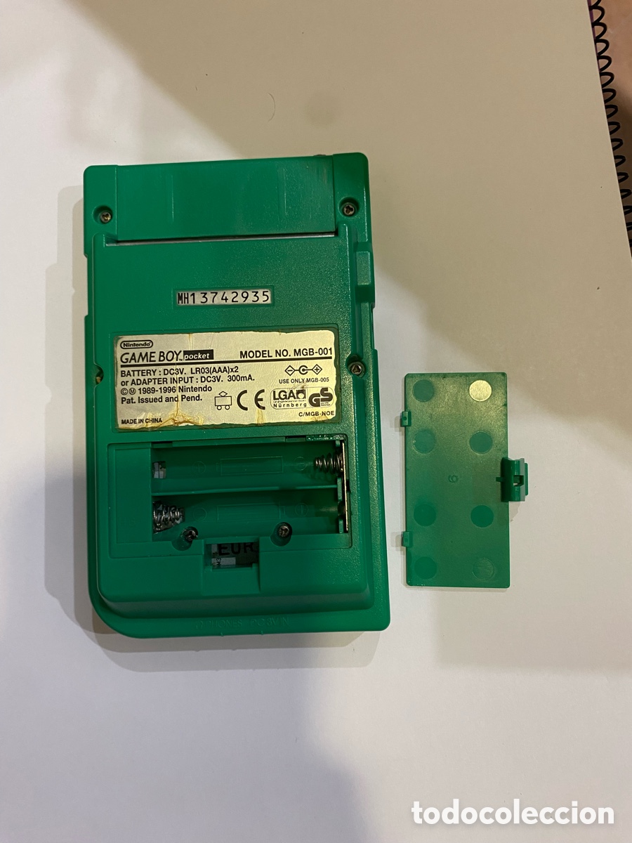 Videojuegos y consolas: Consola game boy pocket verde - Foto 3