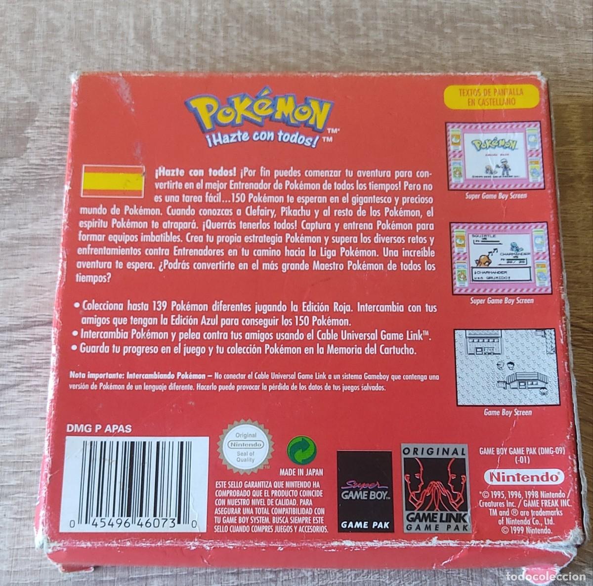 Videojuegos y consolas: Caja original Pok&eacute;mon rojo - Foto 2