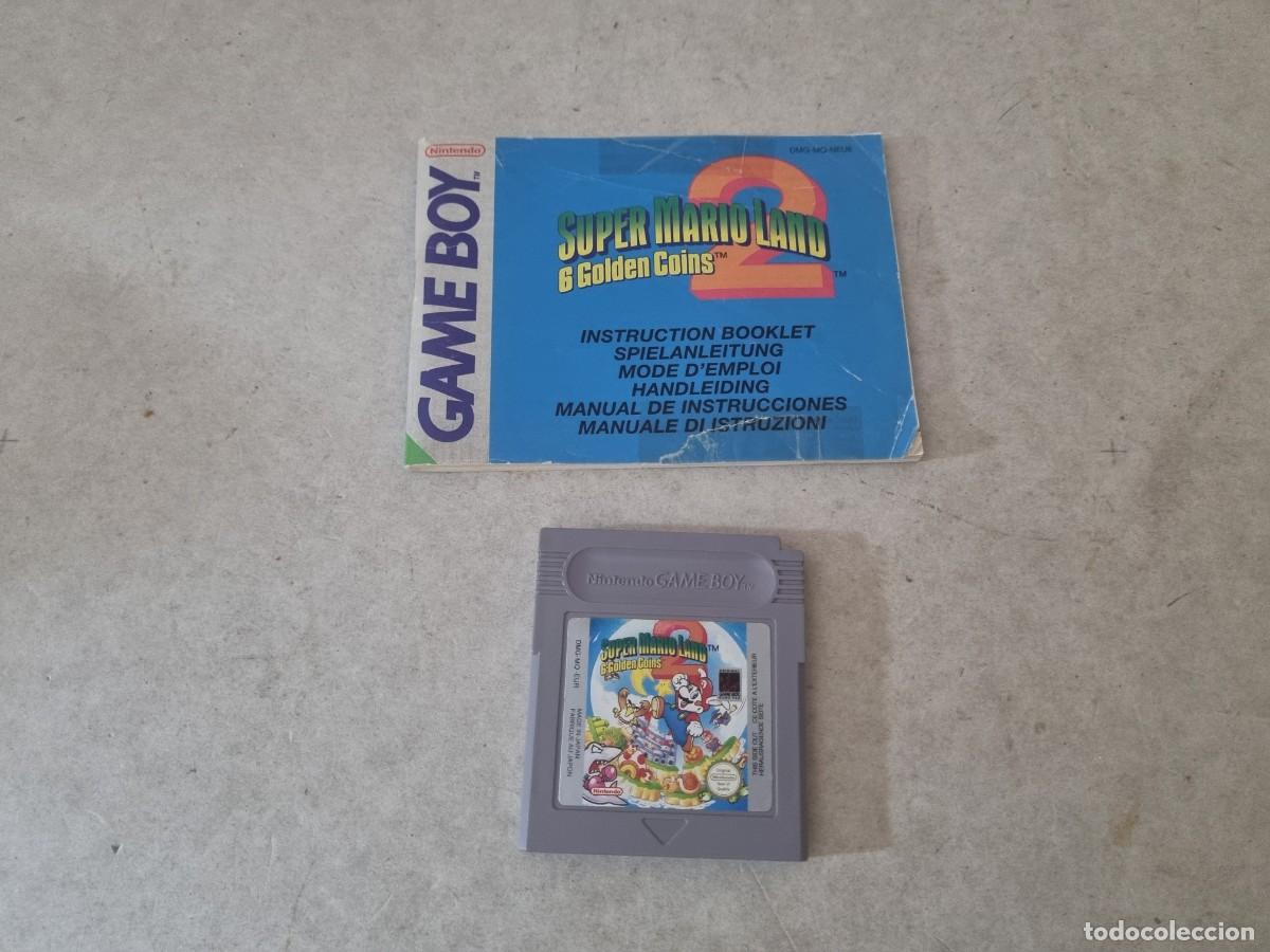 Videojuegos y consolas: Juego para Game Boy S&uacute;per Mario Land 2 con manual funcionando