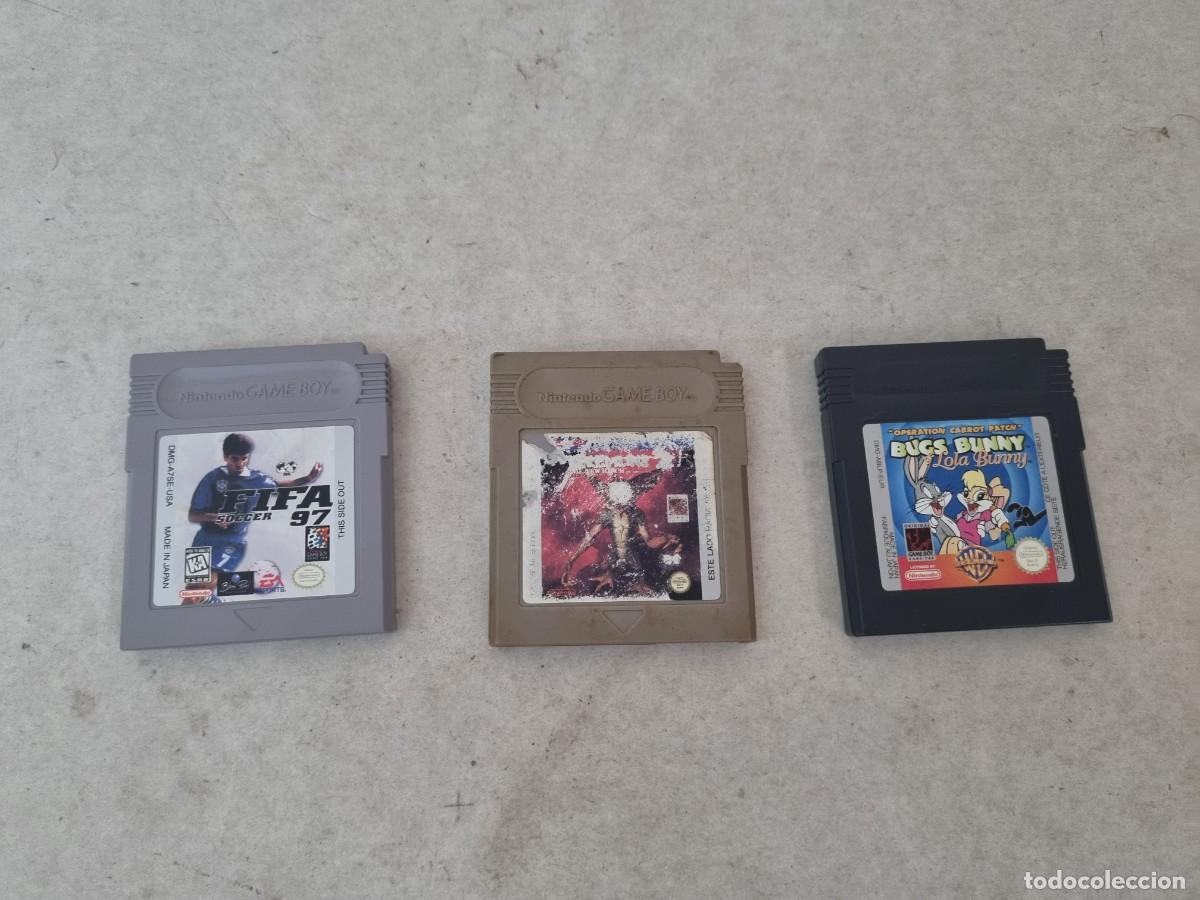 Videojuegos y consolas: Lote de 3 videojuegos para game boy Fifa 97 Gremlins 2 y Bugs Bunny
