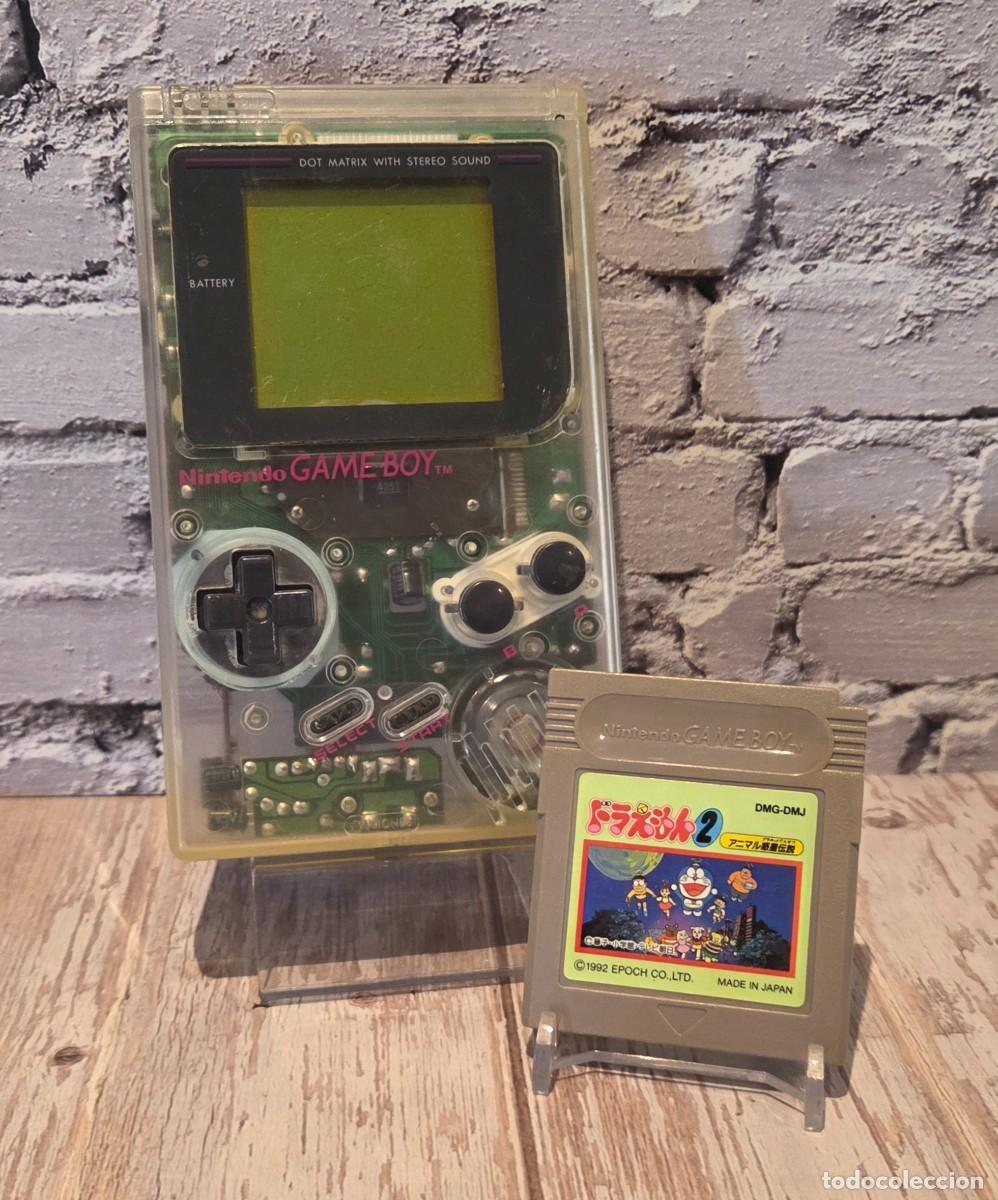 Videojuegos y consolas: Pack Game Boy Cl&aacute;sica Transparente + Doraemon 2
