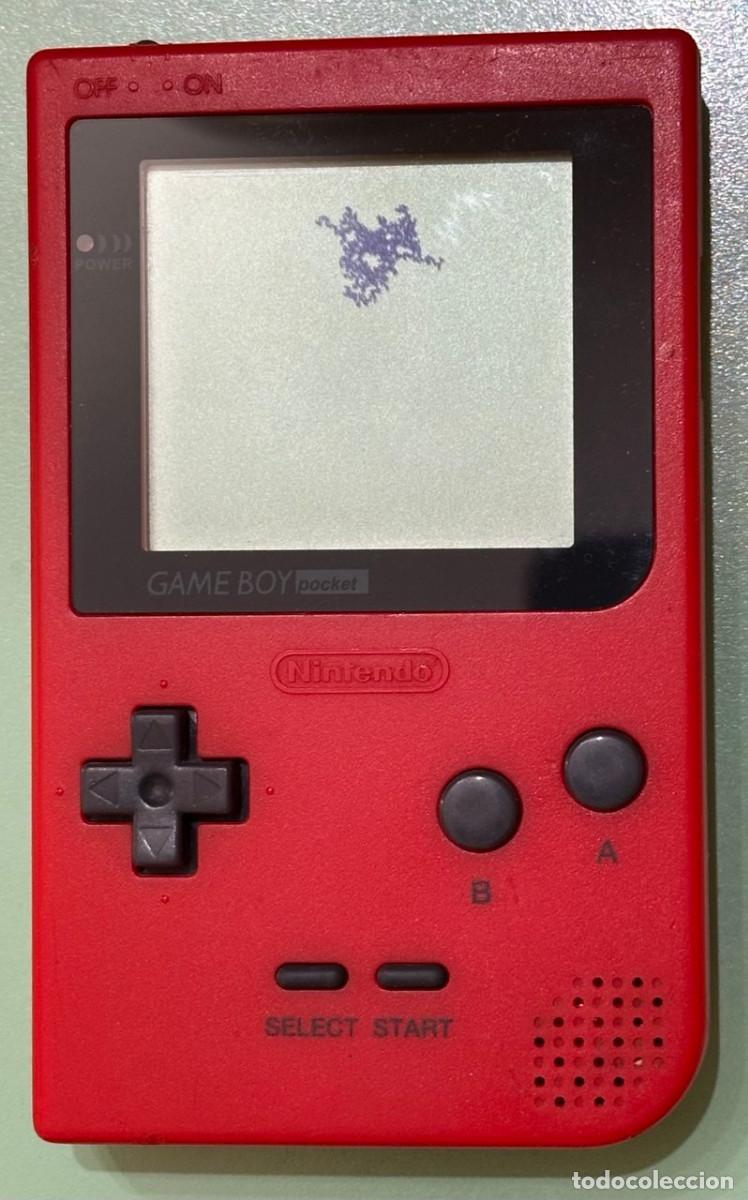 Videojuegos y consolas: Game Boy Pocket Roja (Para piezas) - Foto 1