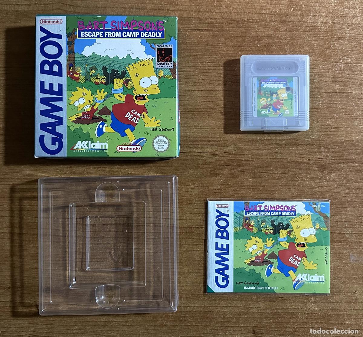 Videojuegos y consolas: Bart Simpson's Escape From Camp Deadly GAMEBOY