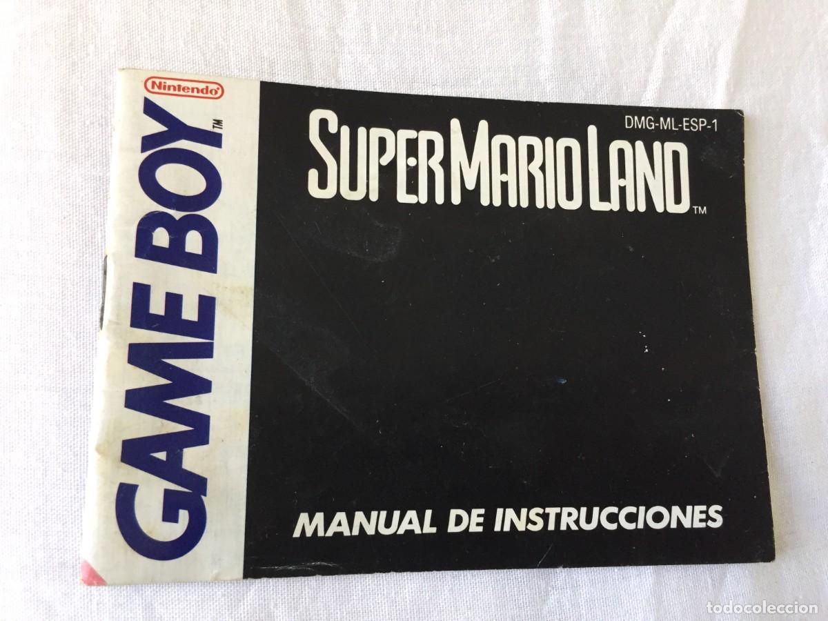 Videojuegos y consolas: ANTIGUO MANUAL INSTRUCCIONES 1991 --- SUPER MARIO LAND --- GAME BOY --- NINTENDO ---SUPERMARIOLAND