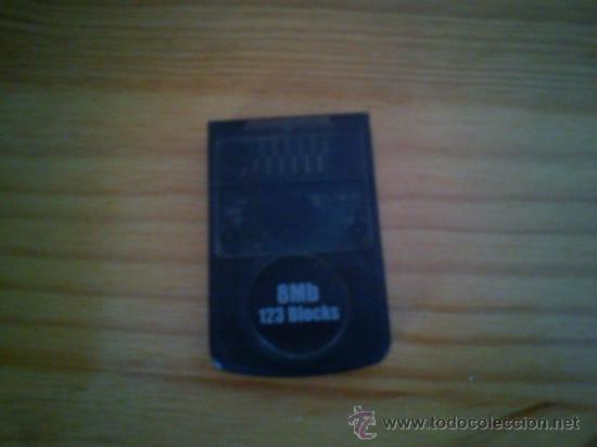 Videojuegos y consolas: Memory Card 123 Bloques 8MB Gamecube y Wii - Foto 1