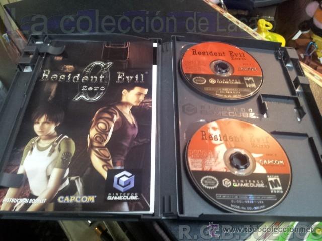 Videojuegos y consolas: RESIDENT EVIL ZERO PARA GAMECUBE 2 DISCOS NTSC AMERICANO COMPLETO GAME CUBE - Foto 2