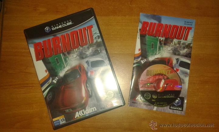 Videojuegos y consolas: VIDEOJUEGO BURNOUT NINTENDO GAMECUBE PAL - Foto 1