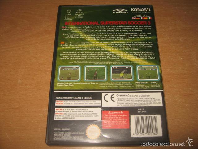 International Superstar Soccer Iss 3 Nintendo G Buy Video Games And Consoles Gamecube At Todocoleccion