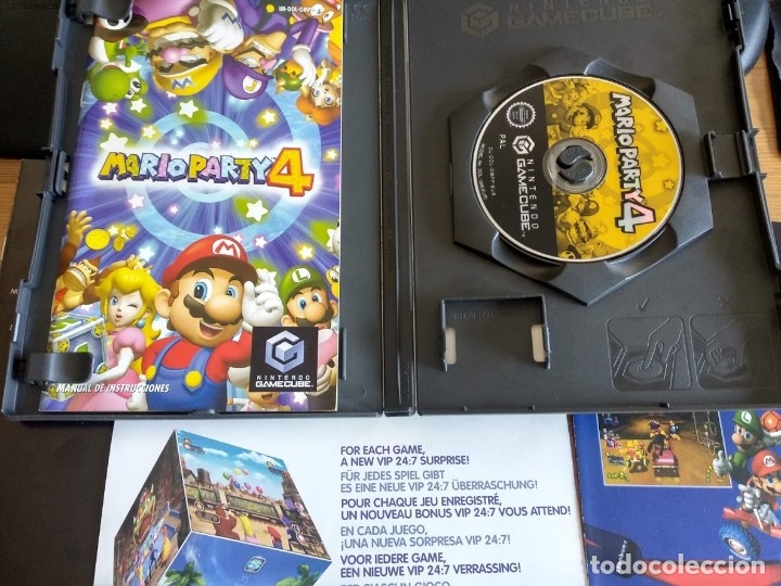 Videojuegos y consolas: GAMECUBE MARIO PARTY 4 PAL ESPA&Ntilde;A COMO NUEVO GAME CUBE - Foto 2
