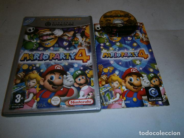 Videojuegos y consolas: MARIO PARTY 4 NINTENDO GAMECUBE PAL ESPA&Ntilde;A COMPLETO - Foto 1