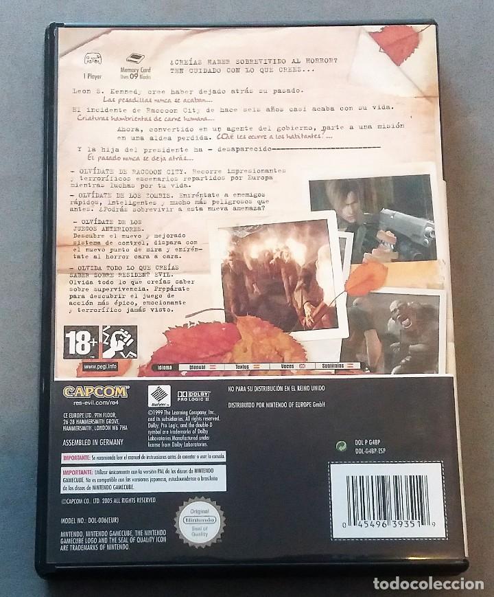 Videojuegos y consolas: RESIDENT EVIL 4 GAMECUBE - Foto 2