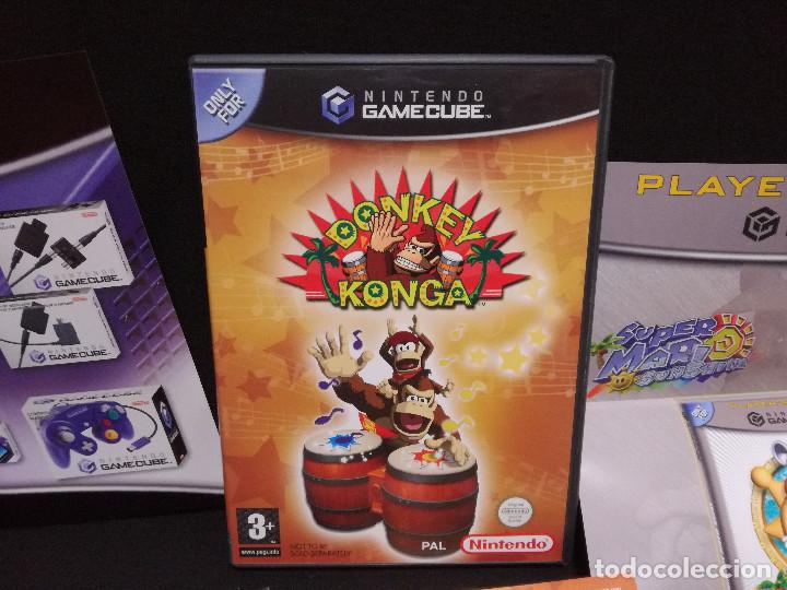 Videojuegos y consolas: VIDEOJUEGO NINTENDO GAMECUBE - DONKEY KONGA (IDIOMA INGLES) - Foto 2