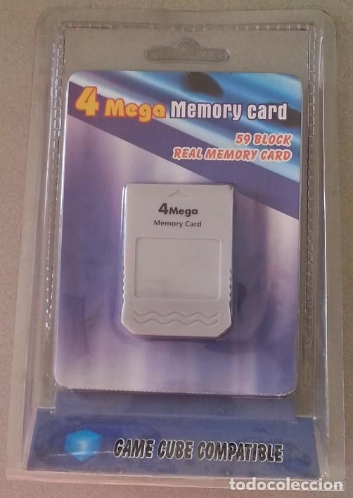 Videojuegos y consolas: GameCube tarjeta de memoria 4 mega - 59 bloques. - Foto 3