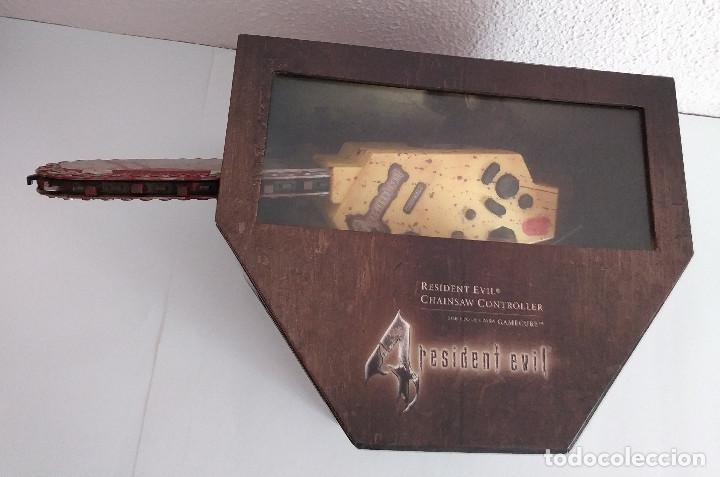 Videojuegos y consolas: MANDO MOTOSIERRA RESIDENT EVIL 4 GAMECUBE - Foto 4
