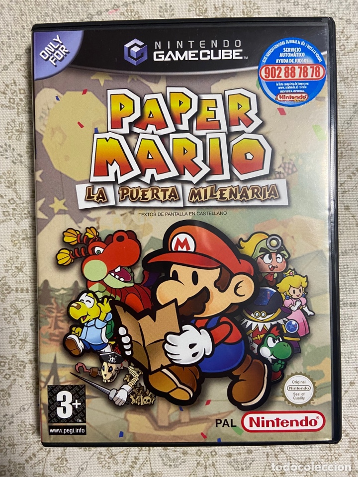 Nintendo game cube, paper mario, la puerta mile Vendido en