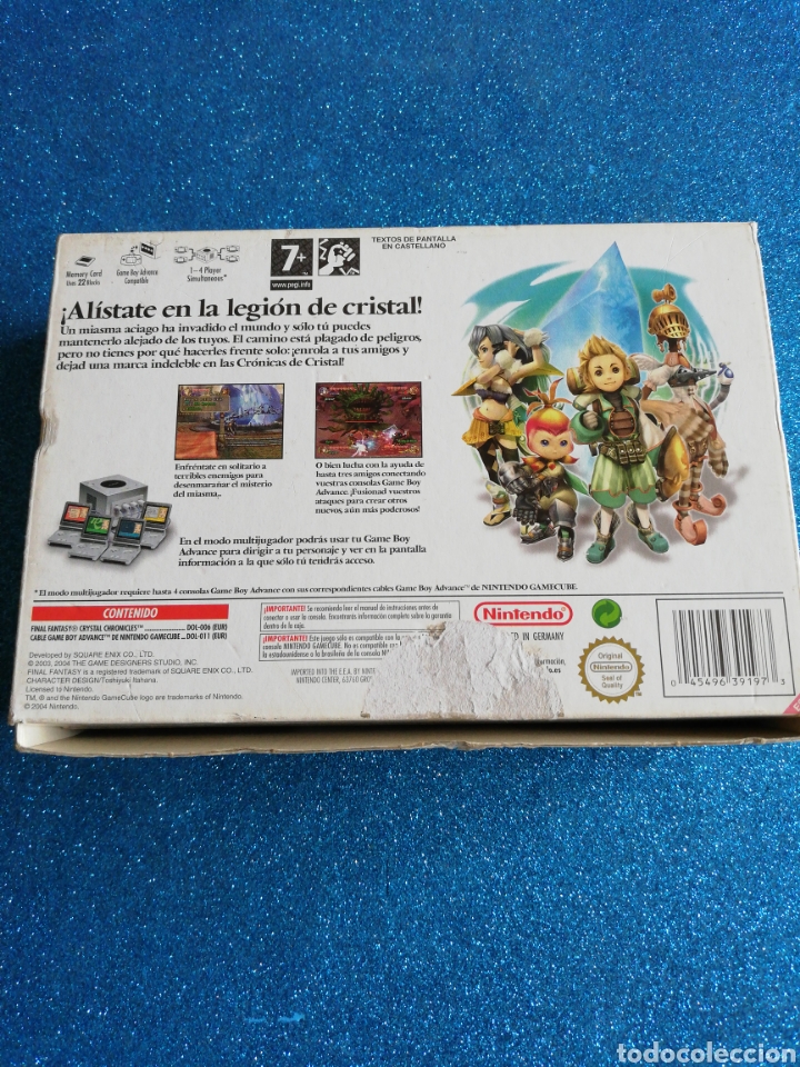 Videojuegos y consolas: Juego Nintendo Gamecube Final Fantasy Crystal Chronicles SIN cable - Foto 2