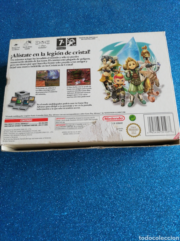 Videojuegos y consolas: Juego Nintendo Gamecube Final Fantasy Crystal Chronicles SIN cable - Foto 3