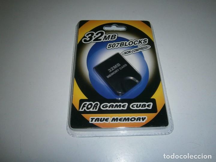 Videojuegos y consolas: MEMORIA 32 MB COMPATIBLE NINTENDO GAMECUBE NUEVA - Foto 1