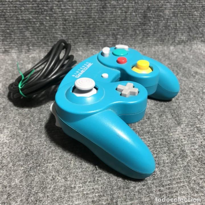 Videojuegos y consolas: CONTROLLER TURQUESA NINTENDO GAME CUBE NGC - Foto 2