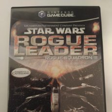 Videojuegos y Consolas: STAR WARS ROGUE LEADER NINTENDO GAMECUBE PAL-ESPAÑA COMPLETO TODO ORIGINAL. Lote 378410639