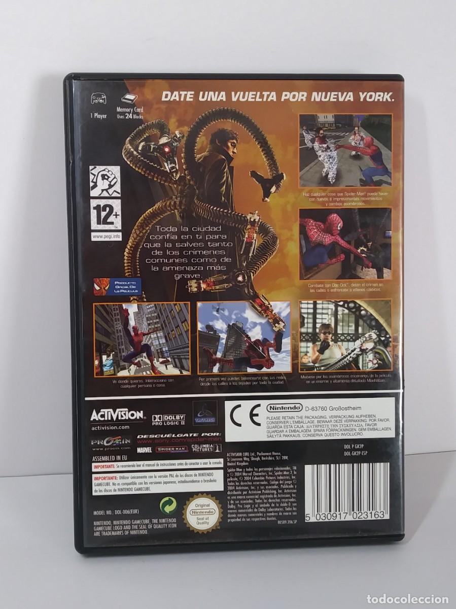 Videojuegos y consolas: SPIDER-MAN 2 GAMECUBE PAL ESPA&Ntilde;A COMPLETO - Foto 3