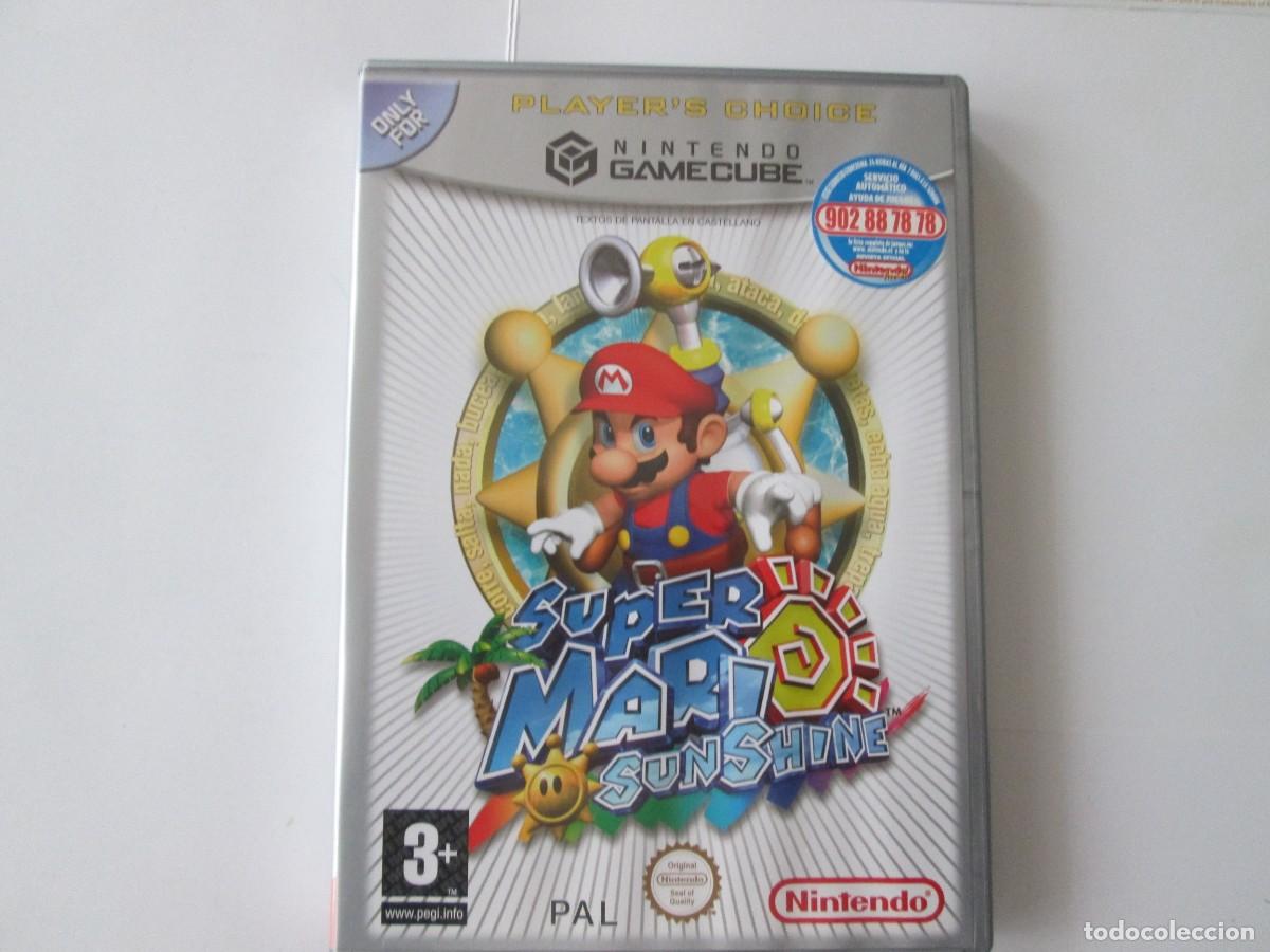 Videojuegos y consolas: JUEGO NINTENDO GAMECUBE SUPERMARIO SUNSHINE - Foto 1
