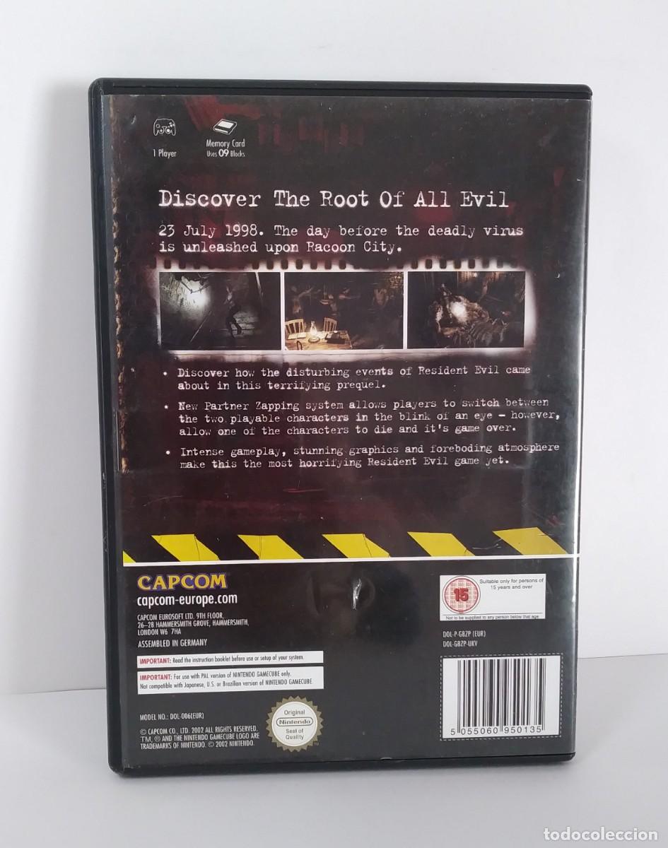 Videojuegos y consolas: RESIDENT EVIL ZERO GAMECUBE PAL COMPLETO - Foto 3
