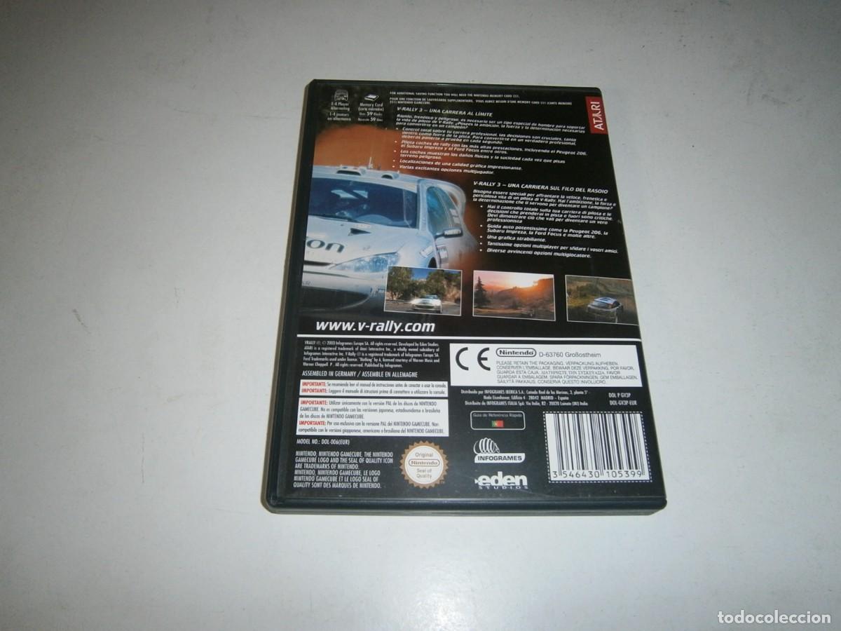 Videojuegos y consolas: V-RALLY 3 NINTENDO GAMECUBE PAL ESPA&Ntilde;A - Foto 2