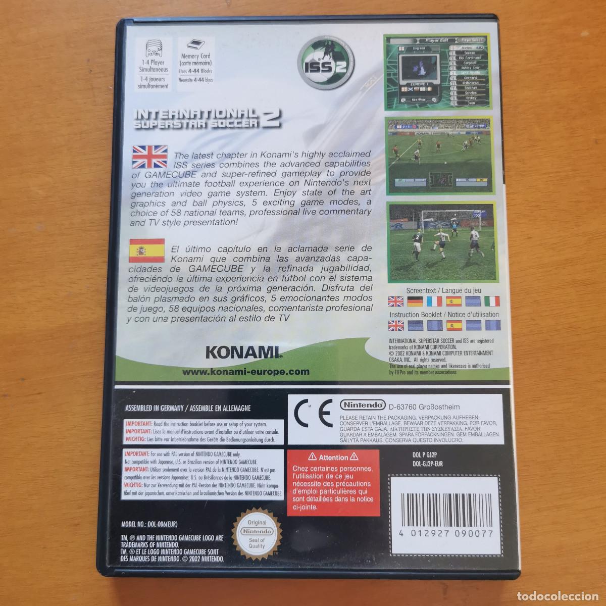 Videojuegos y consolas: INTERNATIONAL SUPERSTAR SOCCER 2 - ISS 2 - GAMECUBE - Foto 2