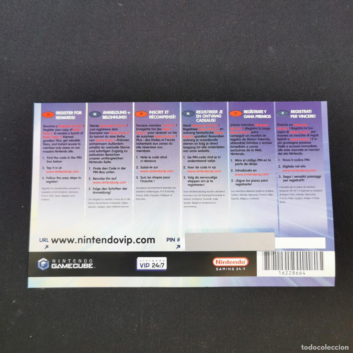 Videojuegos y consolas: MARIO PARTY 5 - NINTENDO GAMECUBE - COMPLETO - CODIGO VIP SIN RASCAR - PAL - Foto 4