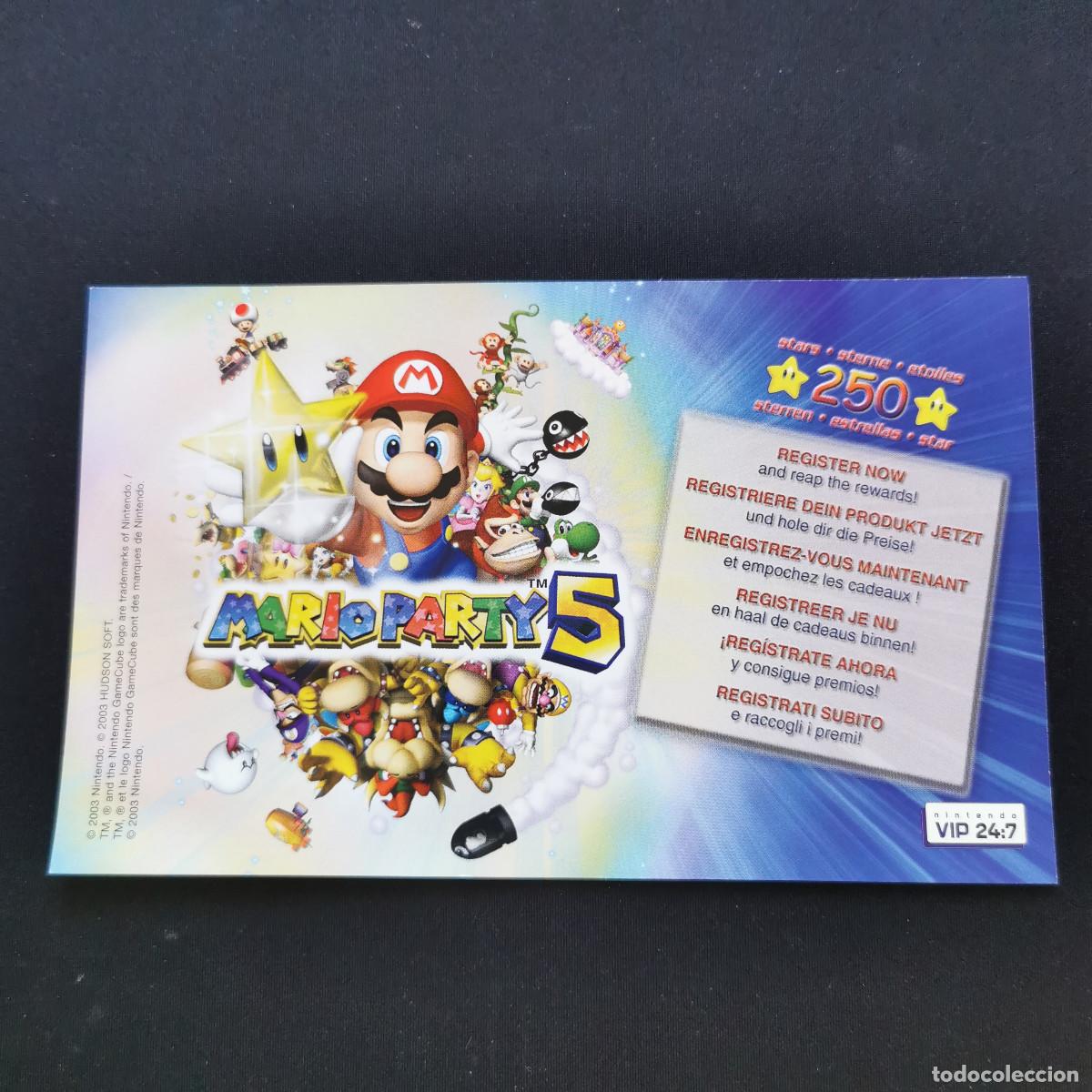 Videojuegos y consolas: MARIO PARTY 5 - NINTENDO GAMECUBE - COMPLETO - CODIGO VIP SIN RASCAR - PAL - Foto 5