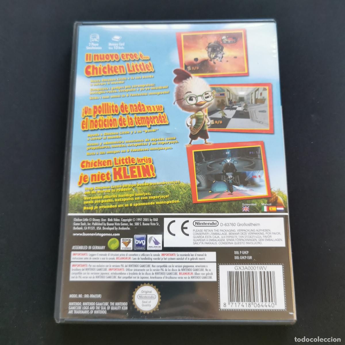 Videojuegos y consolas: CHICKEN LITTLE - NINTENDO GAMECUBE - PAL - Foto 3