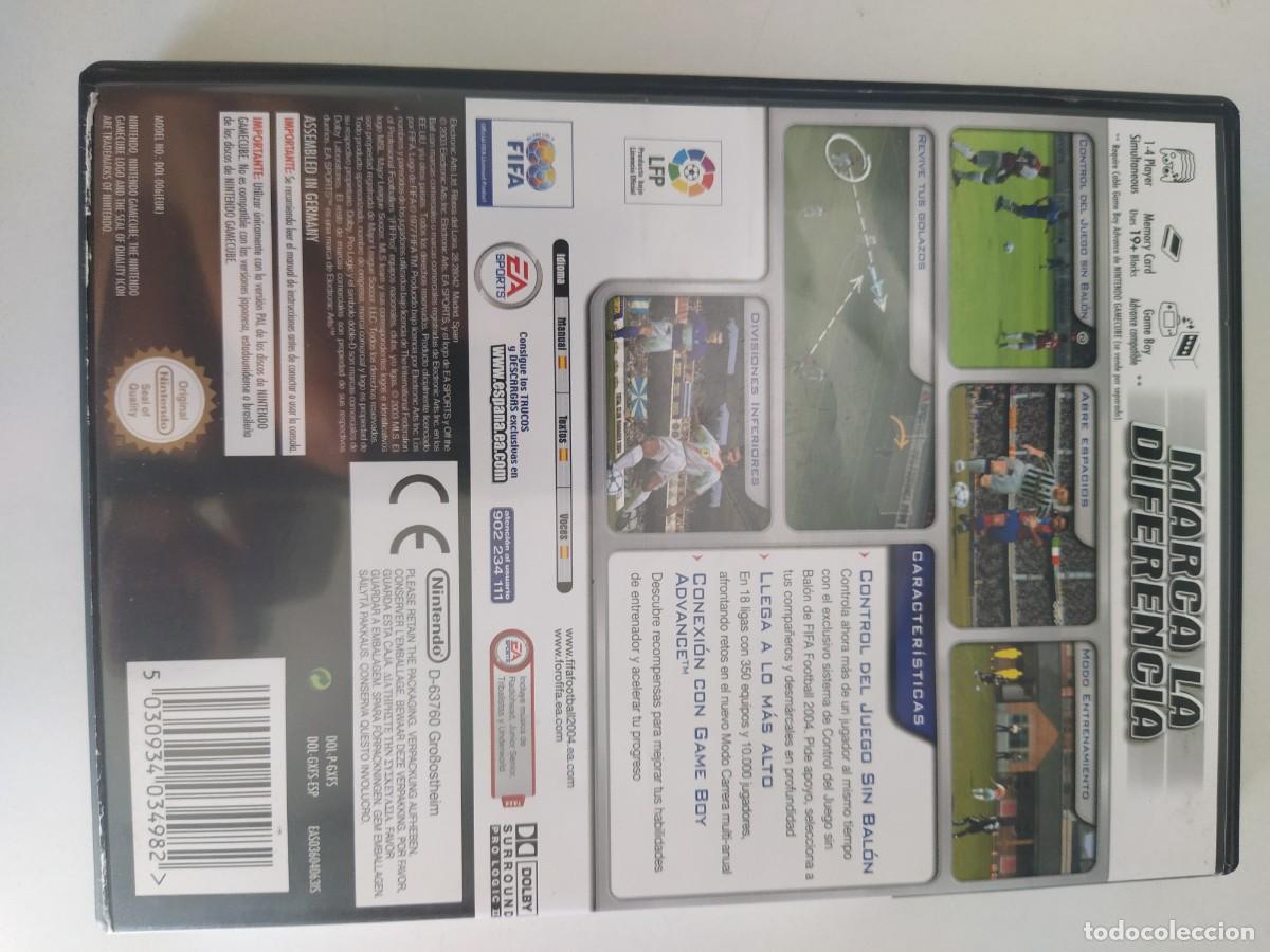 Videojuegos y consolas: FIFA FOOTBALL 2004 NINTENDO GAMECUBE COMPLETO , VERSION ESPA&Ntilde;OLA - Foto 2