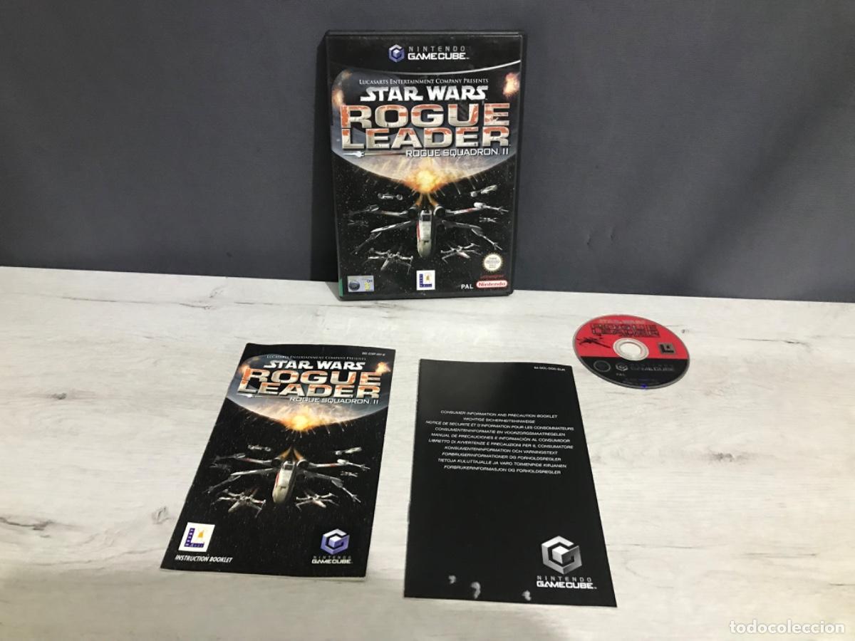 Videojuegos y consolas: Juego Nintendo gamecube Star Wars Rogu&eacute; Leader completos - Foto 1