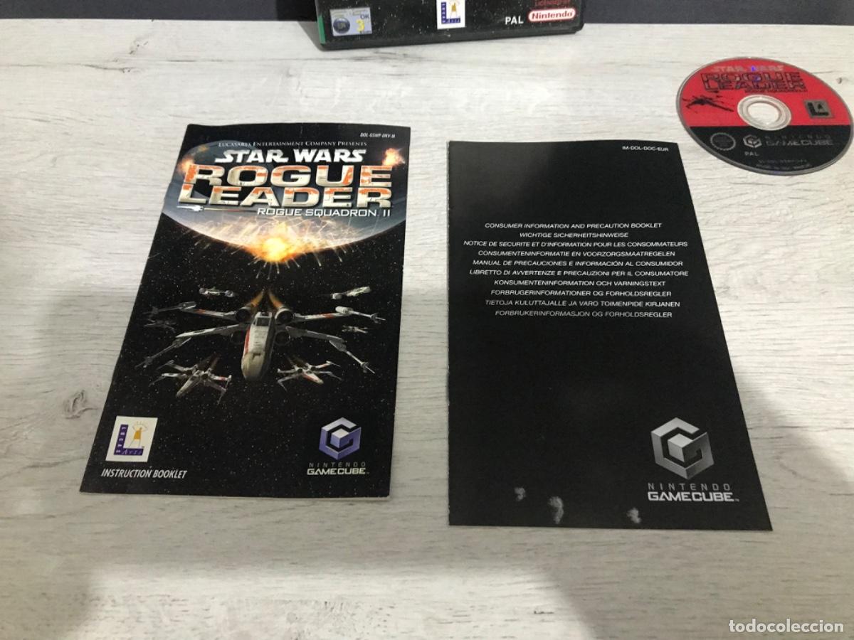 Videojuegos y consolas: Juego Nintendo gamecube Star Wars Rogu&eacute; Leader completos - Foto 3