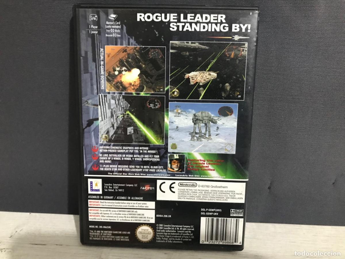 Videojuegos y consolas: Juego Nintendo gamecube Star Wars Rogu&eacute; Leader completos - Foto 6