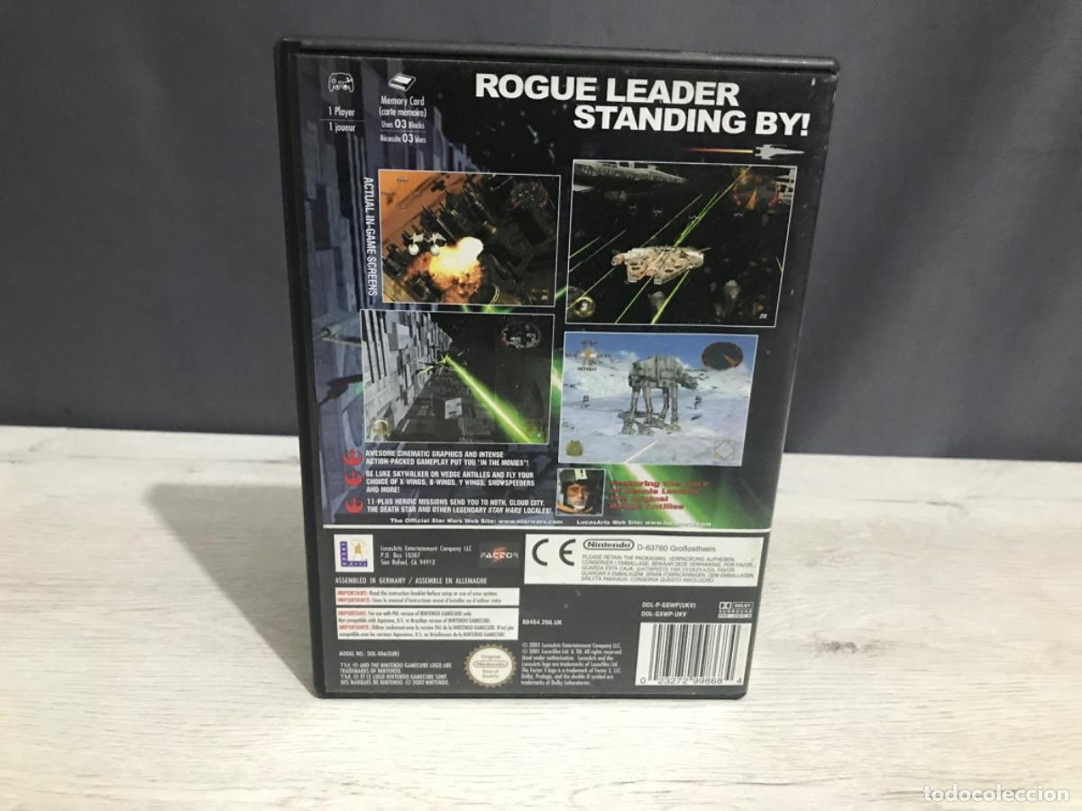 Videojuegos y consolas: Juego Nintendo gamecube Star Wars Rogu&eacute; Leader completos - Foto 11