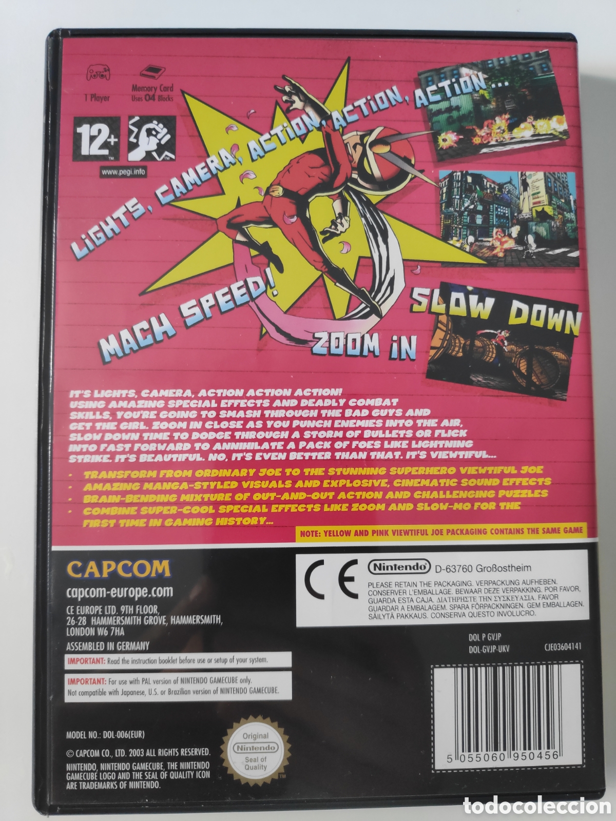 Videojuegos y consolas: Juego Viewtiful Joe Nintendo Gamecube Pal - Foto 2