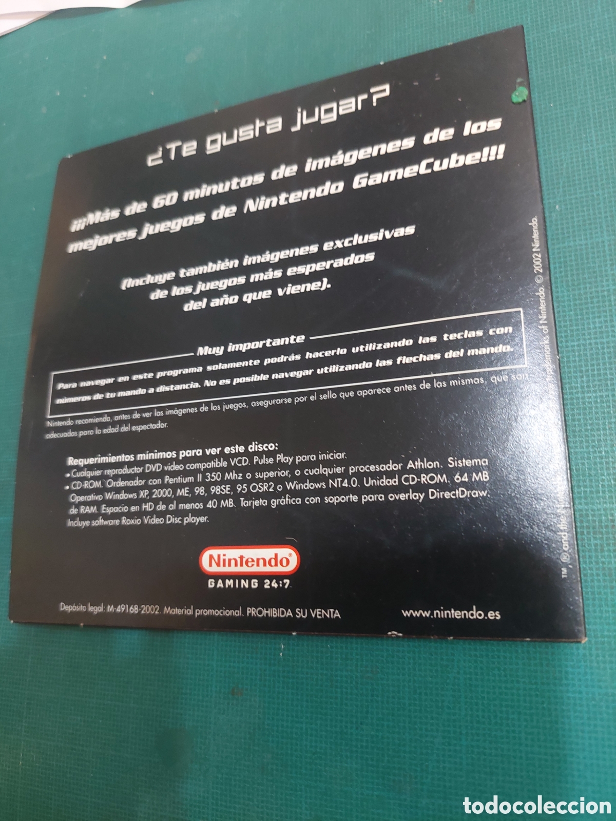Videojuegos y consolas: Nintendo gamecube video cd DVD video px cd rom compatible 2002 - Foto 2