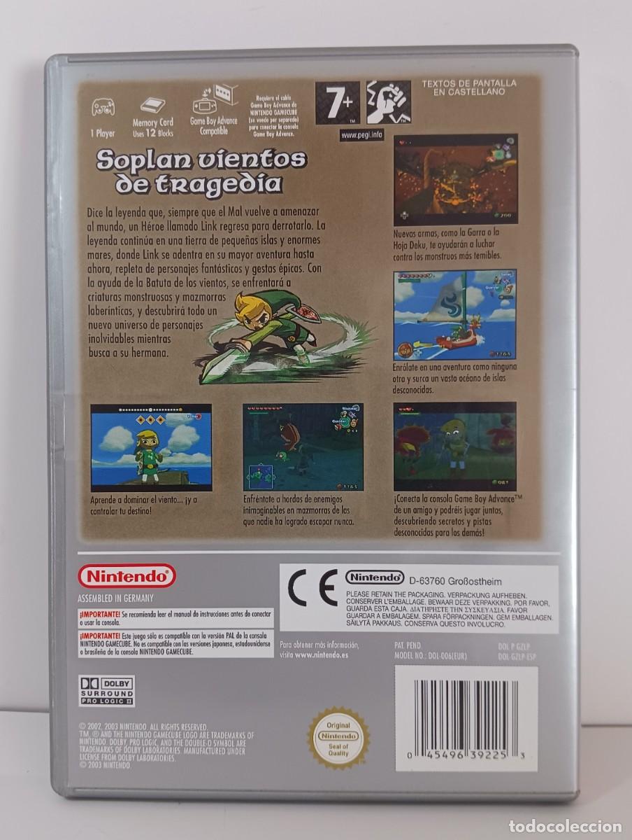 Videojuegos y consolas: ZELDA THE WIND WAKER GAMECUBE PAL ESPA&Ntilde;A COMPLETO - Foto 2