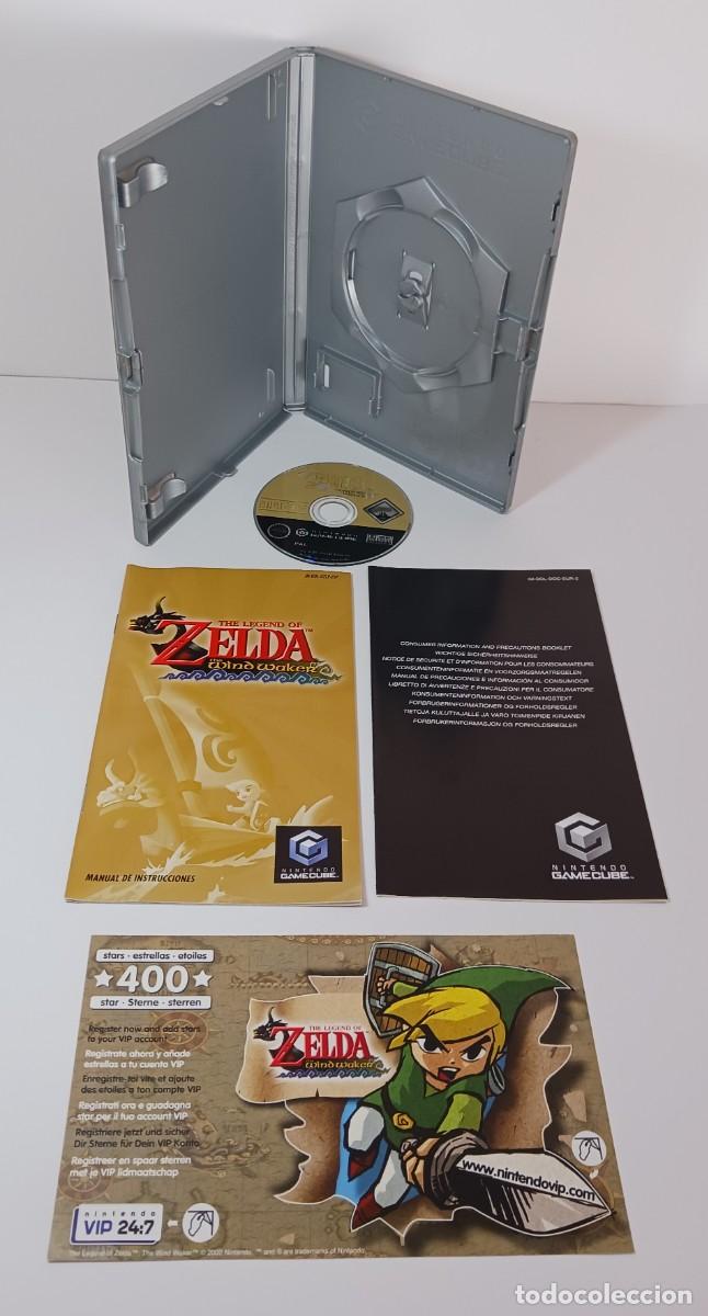 Videojuegos y consolas: ZELDA THE WIND WAKER GAMECUBE PAL ESPA&Ntilde;A COMPLETO - Foto 9