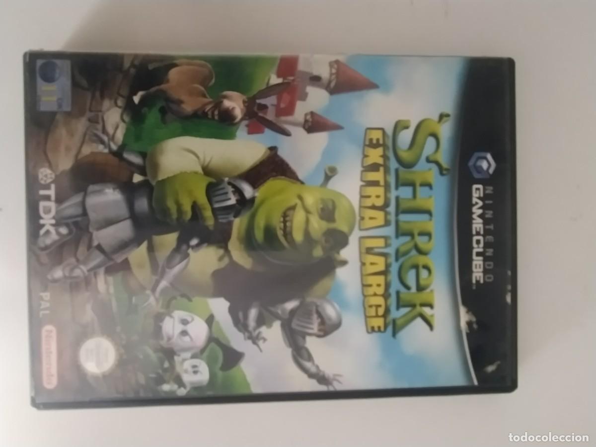 Videojuegos y consolas: SHREK EXTRA LARGE GAMECUBE NINTENDO ORIGINAL , PAL-ESPA&Ntilde;A COMPLETO - Foto 1